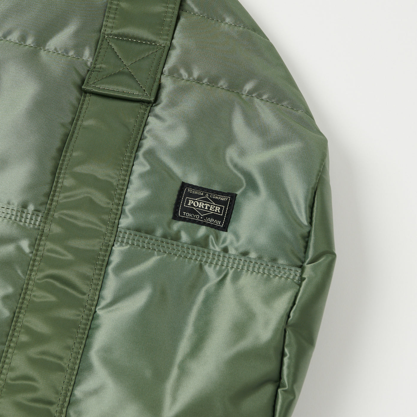 Porter-Yoshida & Co. Medium Tanker 2-Way Boston Bag - Sage
