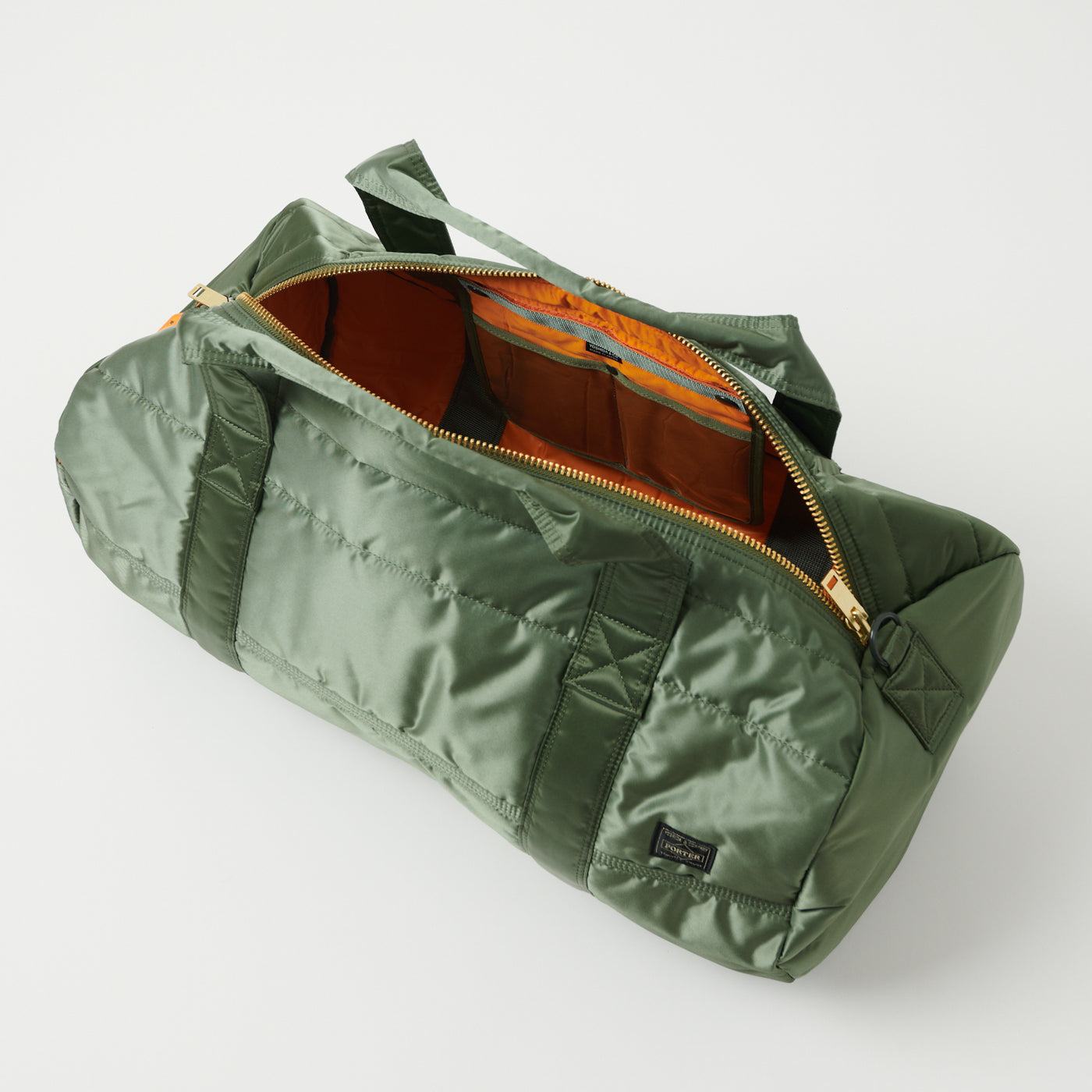 Porter-Yoshida & Co. Medium Tanker 2-Way Boston Bag - Sage Green