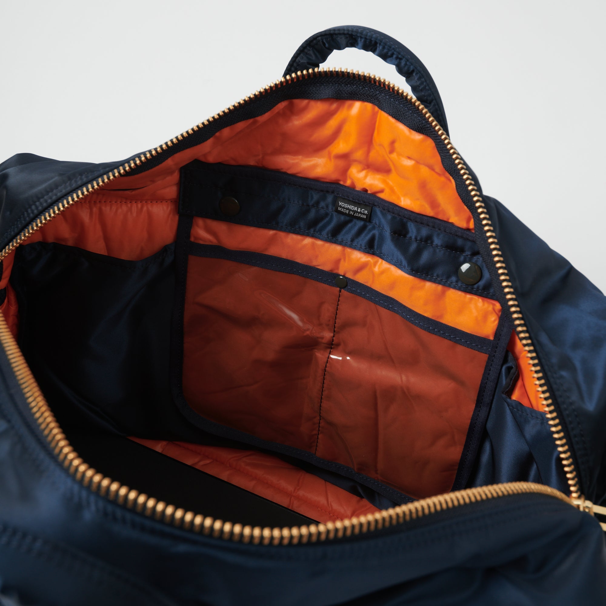 Porter-Yoshida & Co. Small 2-Way Boston Bag - Iron Blue