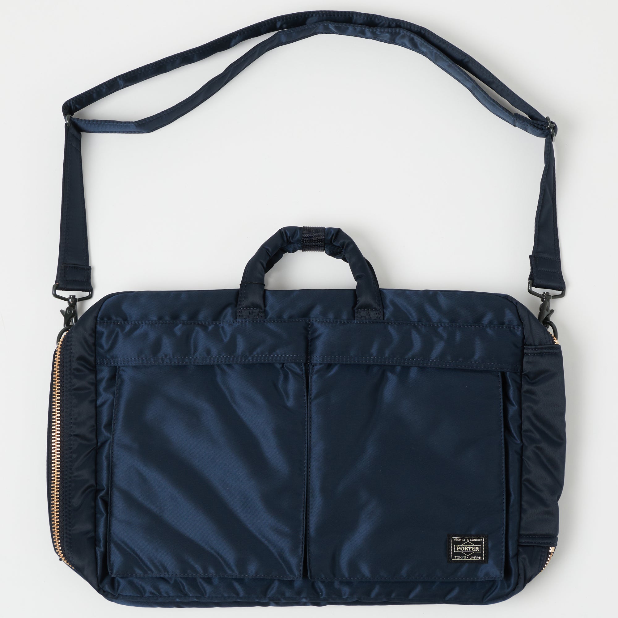 Porter-Yoshida & Co. Tanker 3-Way Briefcase - Iron Blue