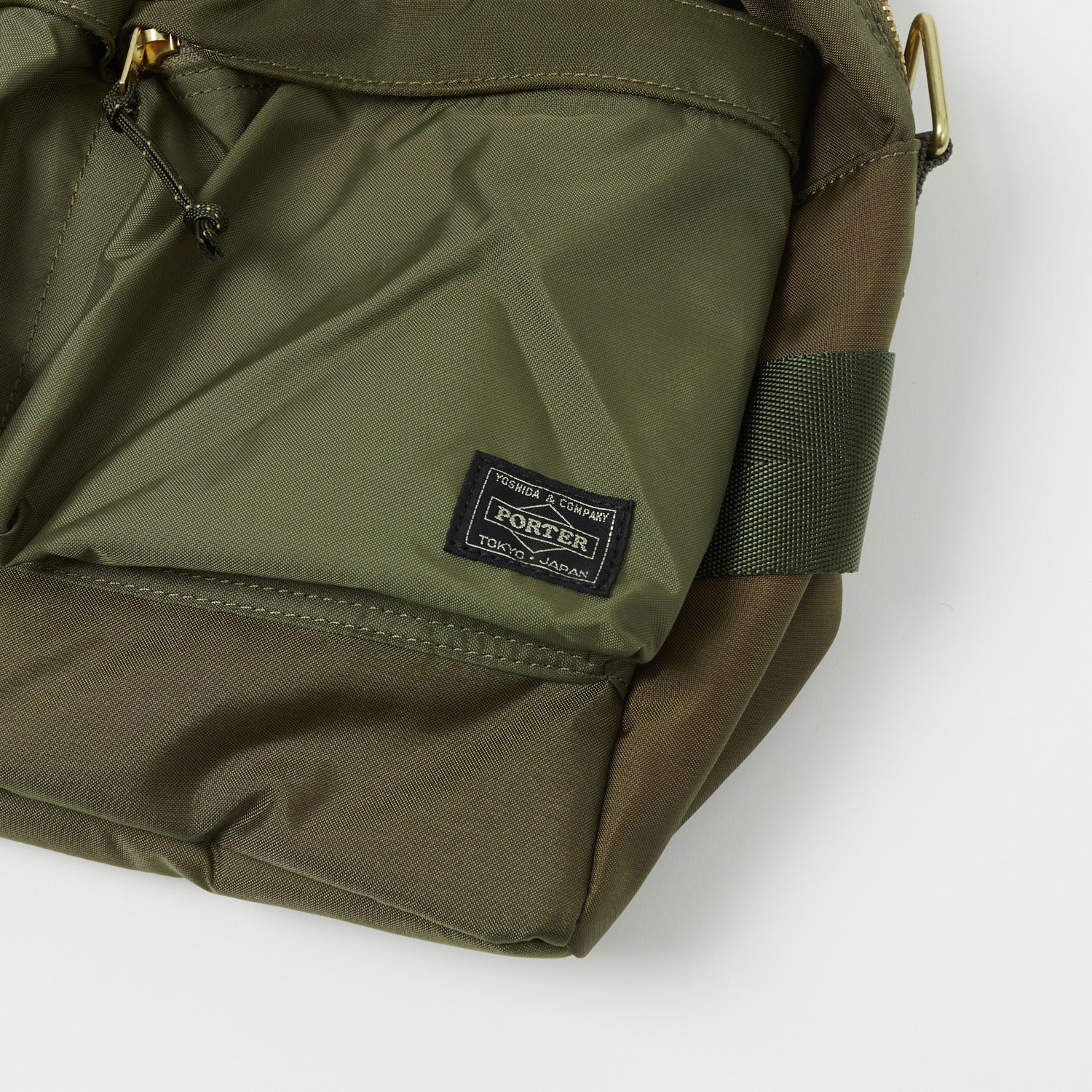 Porter-Yoshida & Co. Force 2-Way Duffle Bag - Olive Drab