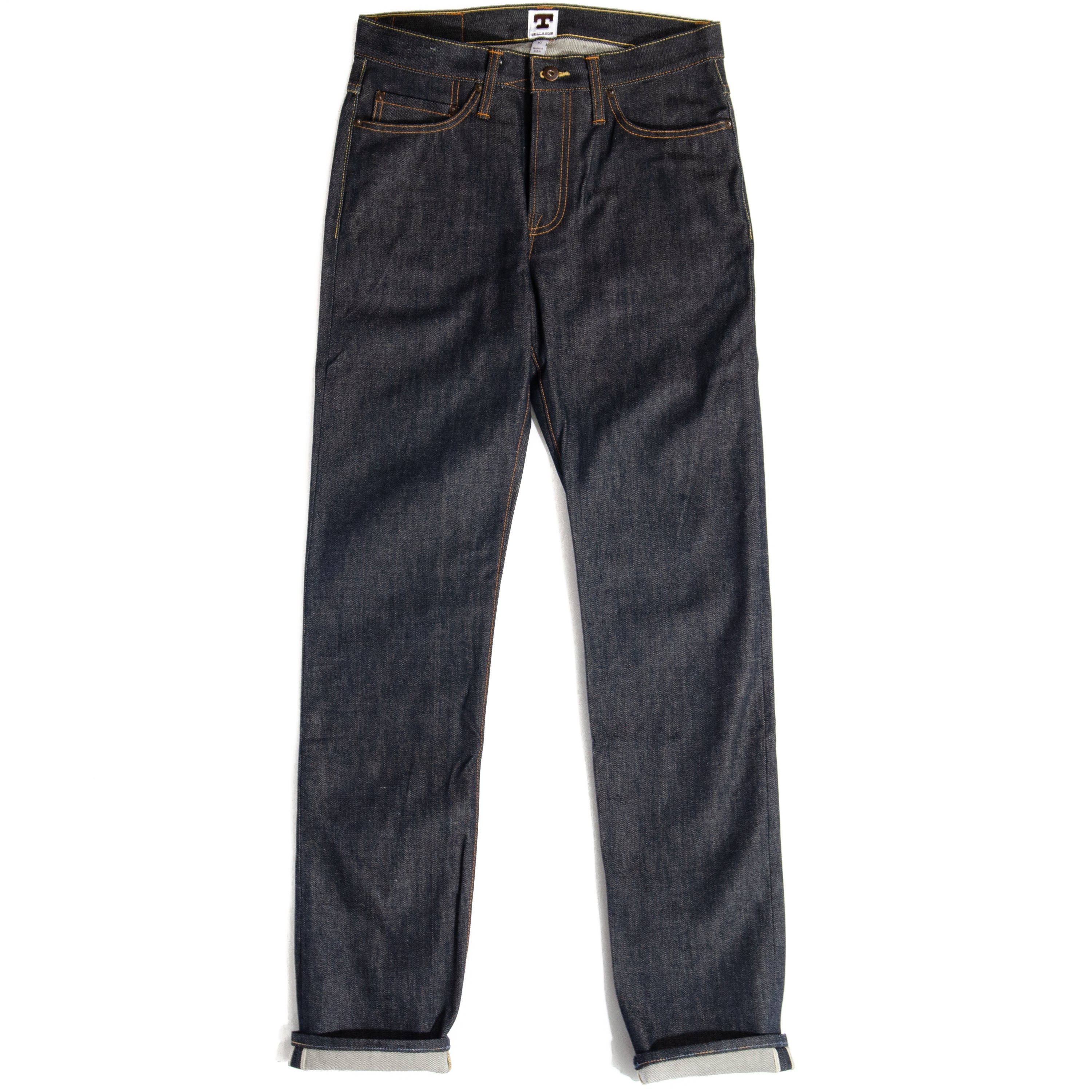 Tellason Elgin 12.5oz Slim Tapered Jean - Cone Mills