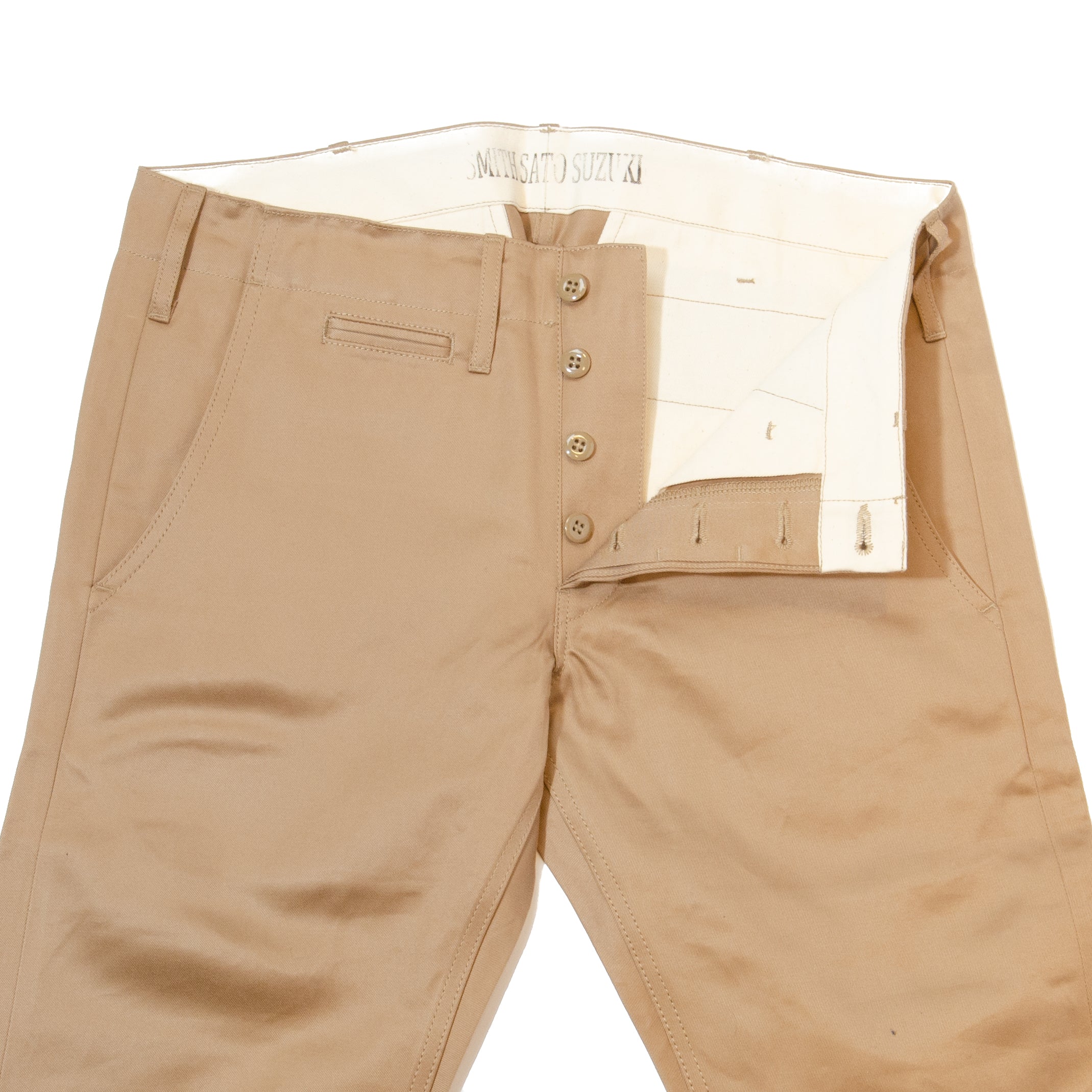 Smith Sato Suzuki E1707 Relaxed Tapered Chino - Khaki – SON OF A STAG