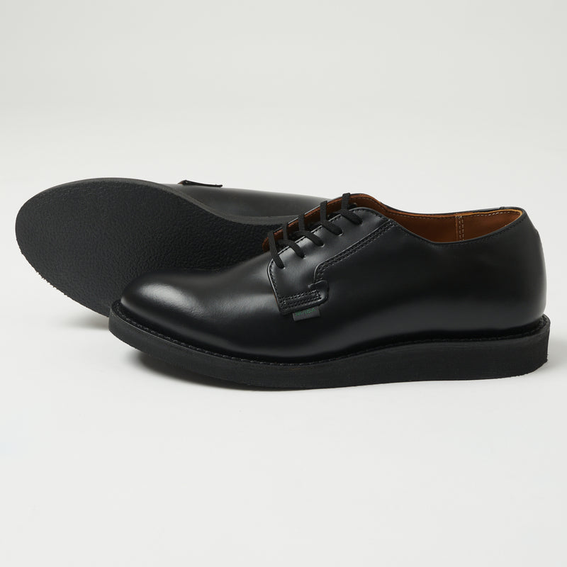 Red Wing 0101 Postman Oxford Shoe - Black | SON OF A STAG