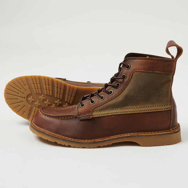 Red Wing 3335 Wacouta 6" Canvas Moc Boot - Copper Rough & Tough