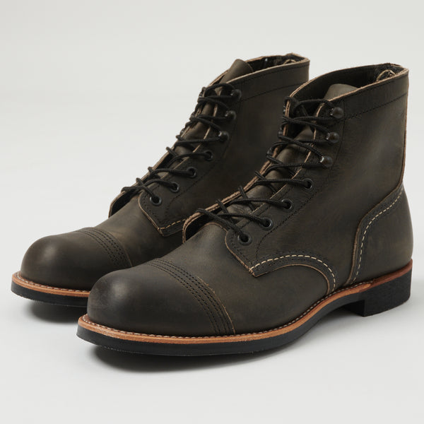 Red Wing 8086 6" Iron Ranger Boot - Charcoal Rough & Tough