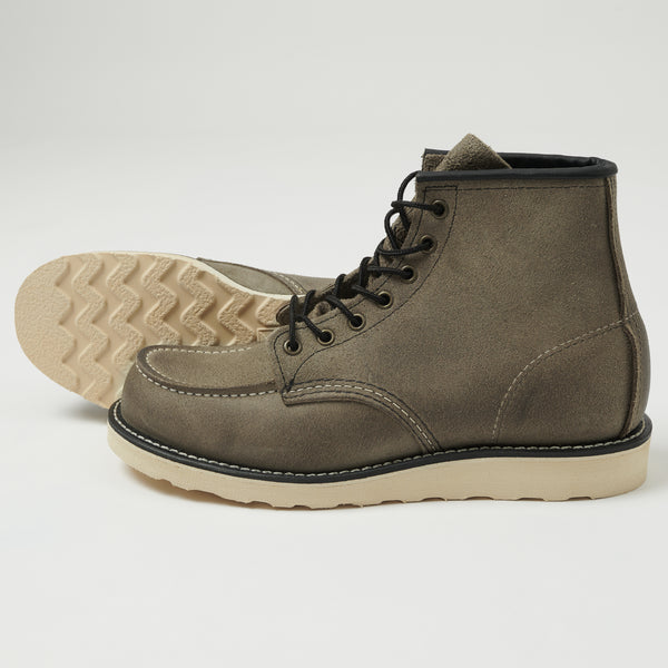Red Wing 8863 6" Moc Toe Boots - Slate Suede