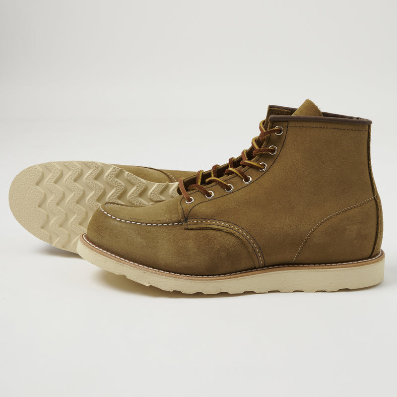 Red Wing 8881 6" Moc Toe Boots - Olive Mohave