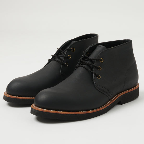 red wing foreman chukka black
