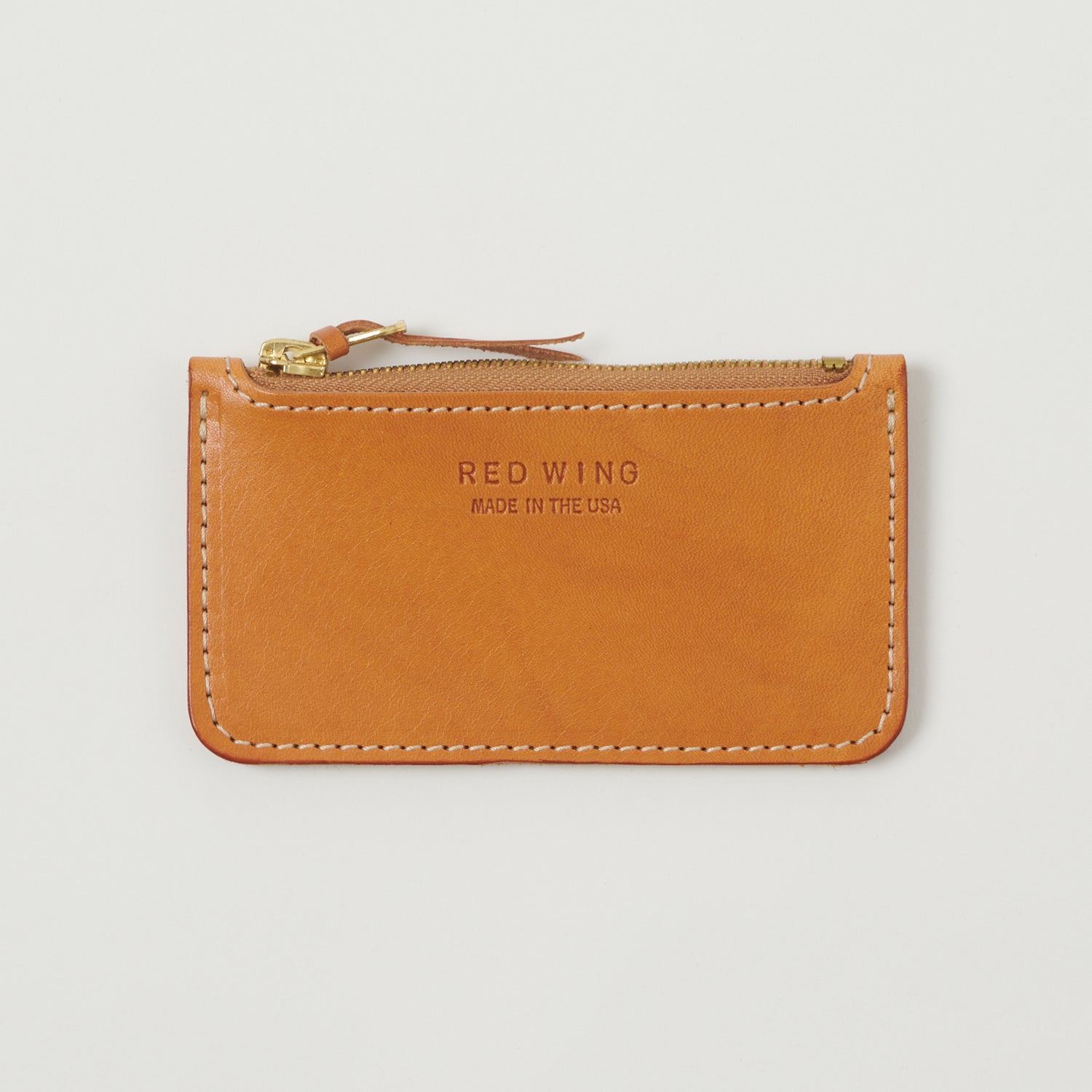 Red Wing 95030 Zipper Coin Pouch - Natural Tan
