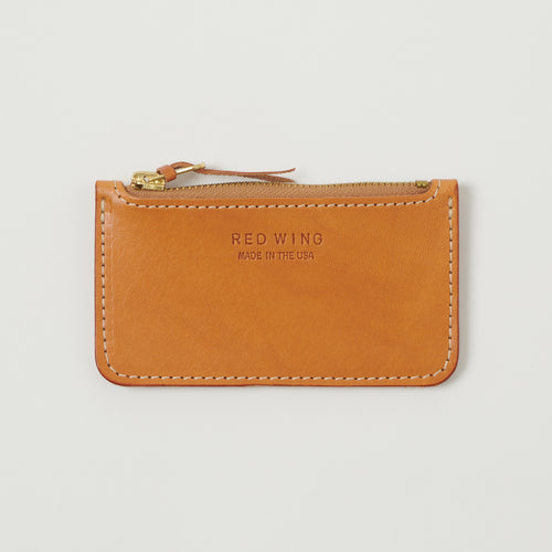 Red Wing 95030 Zipper Coin Pouch - Natural Tan