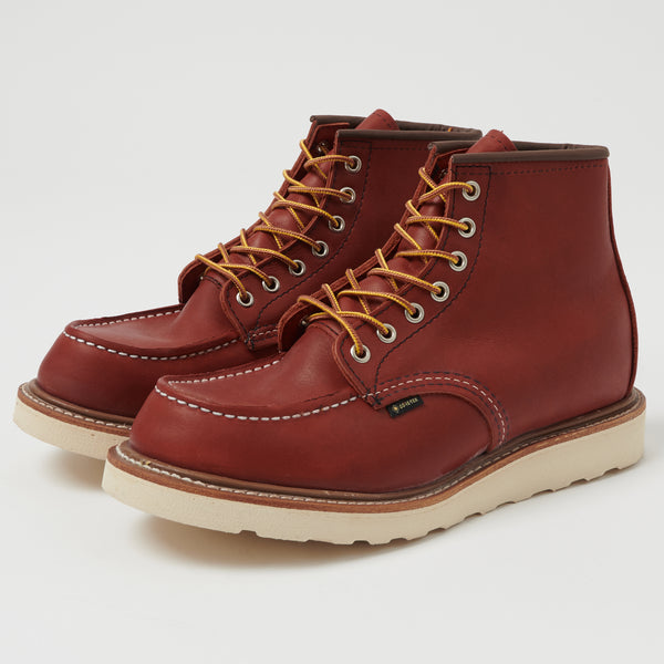 Red Wing 8864 6-Inch 'Gore-Tex' Moc Toe Boots - Oro Russe Taos