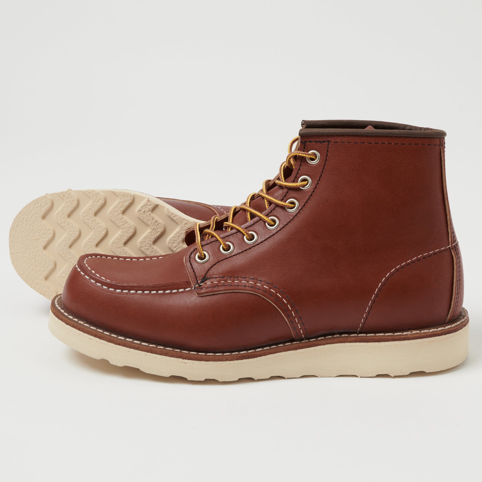 中古 RED WING IRISH SETTER 6INCH MOC TOE Vintage Red Wing 877 Irish Setter 50S 60S Leather Moc Toe Mens