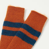 RoToTo Brushed Mohair Sock - Orange