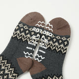 RoToTo Nordic Comfy Room Sock - Charcoal