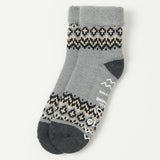 RoToTo Nordic Comfy Room Sock - Grey