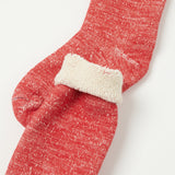 RoToTo Double Face Crew Sock - Red