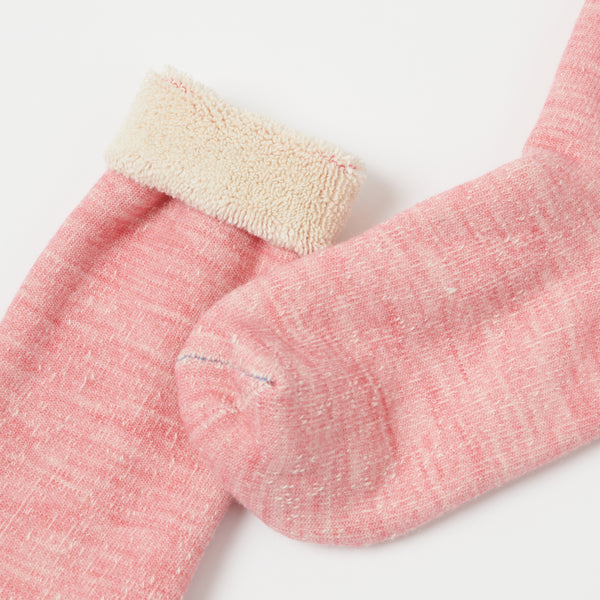 RoToTo Double Face Crew Sock - Light Pink