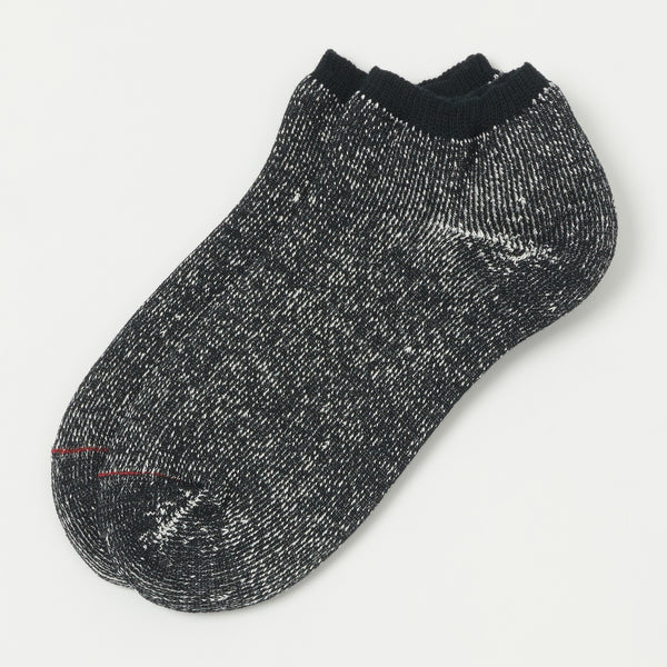 RoToTo Washi Pile Short Sock - Black