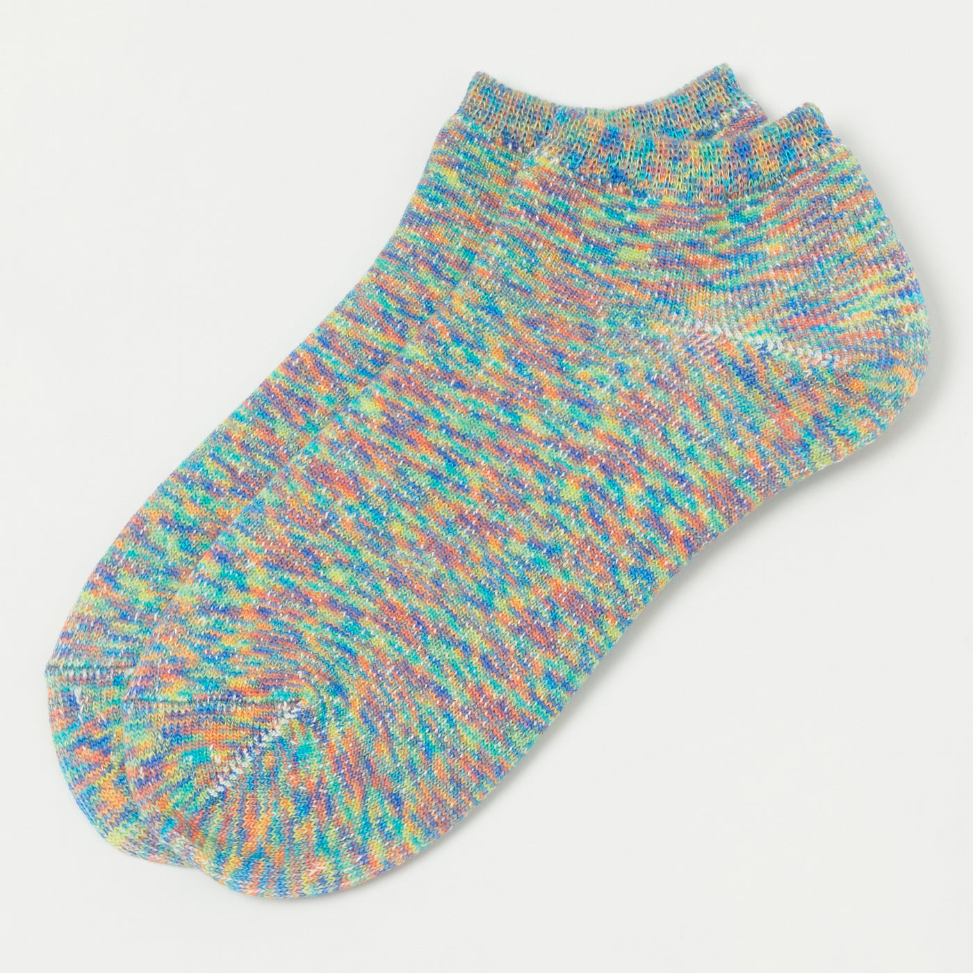 RoToTo Washi Pile Short Sock Kasuri - Bloom