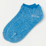 RoToTo Washi Pile Short Sock Neon - Neon Blue