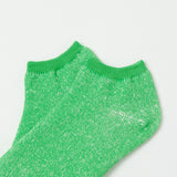 RoToTo Washi Pile Short Sock Neon - Neon Green