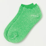 RoToTo Washi Pile Short Sock Neon - Neon Green