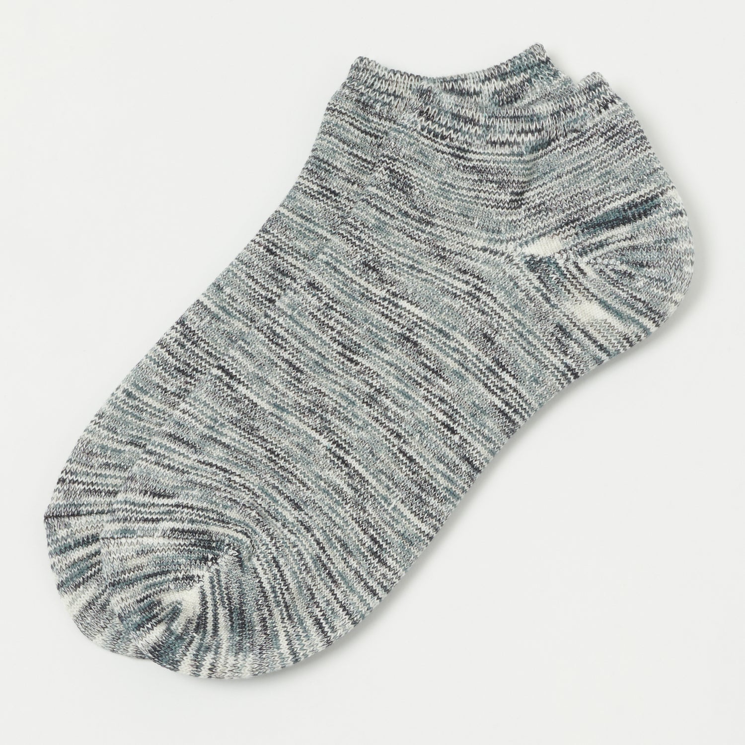 RoToTo Washi Pile Short Sock Kasuri - Rocks