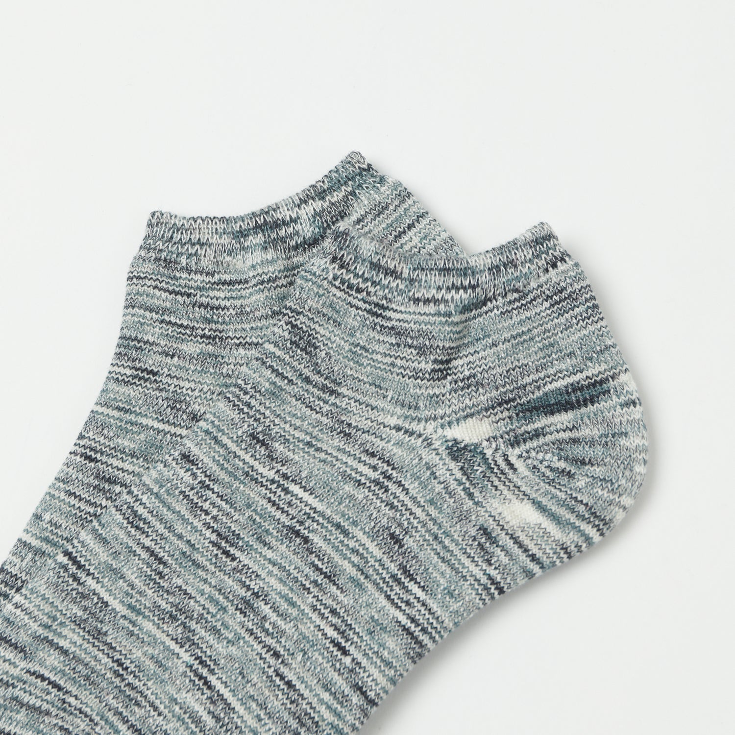 RoToTo Washi Pile Short Sock Kasuri - Rocks