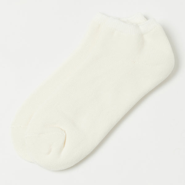 RoToTo Washi Pile Short Sock - White