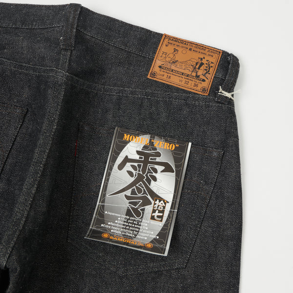 Samurai S5000BK 'Model Zero' 17oz Regular Straight Jean - Raw