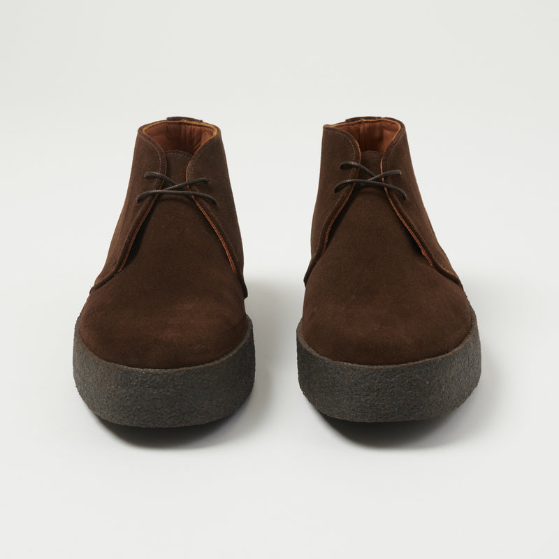 Sanders Japan Collection Brit Chukka - Chocolate Brown Suede