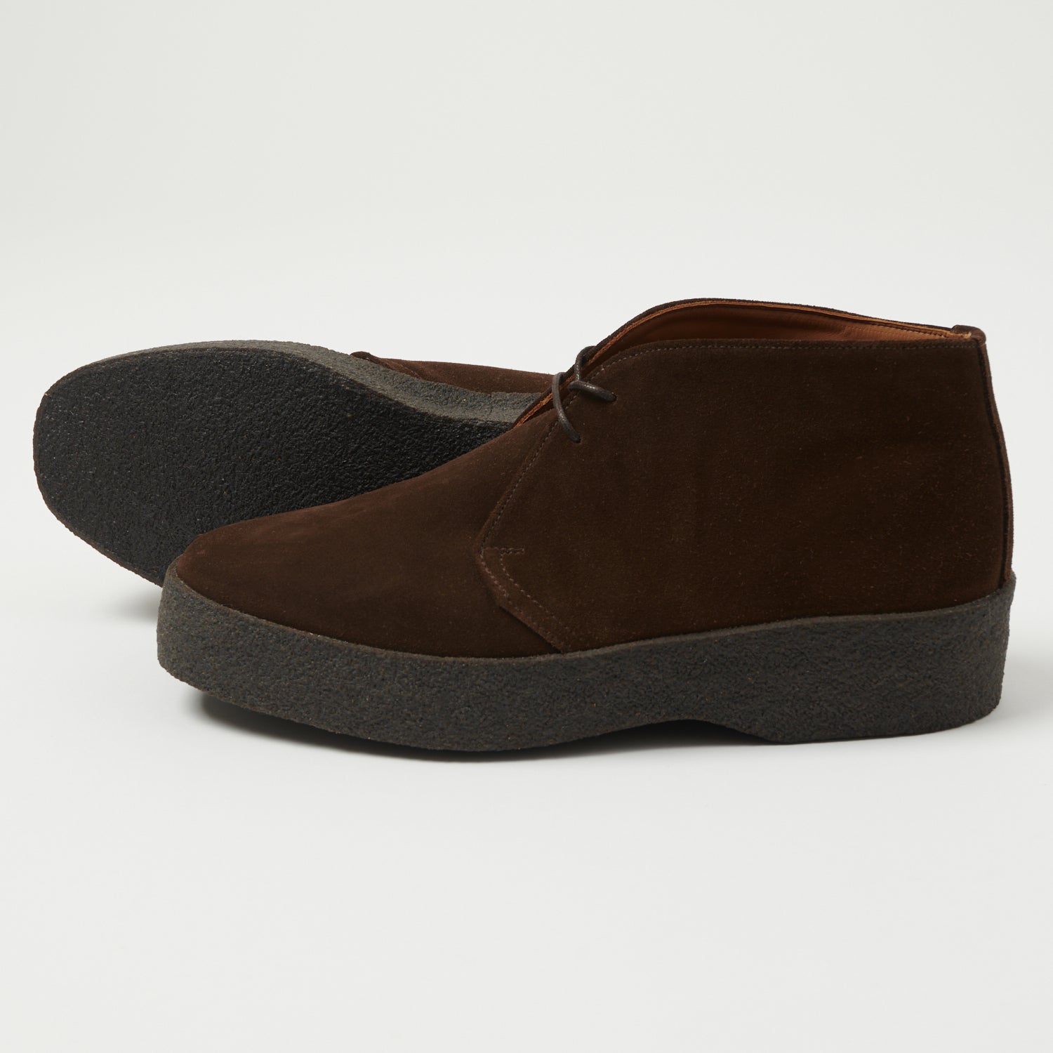 Sanders Japan Collection Brit Chukka - Chocolate Brown Suede