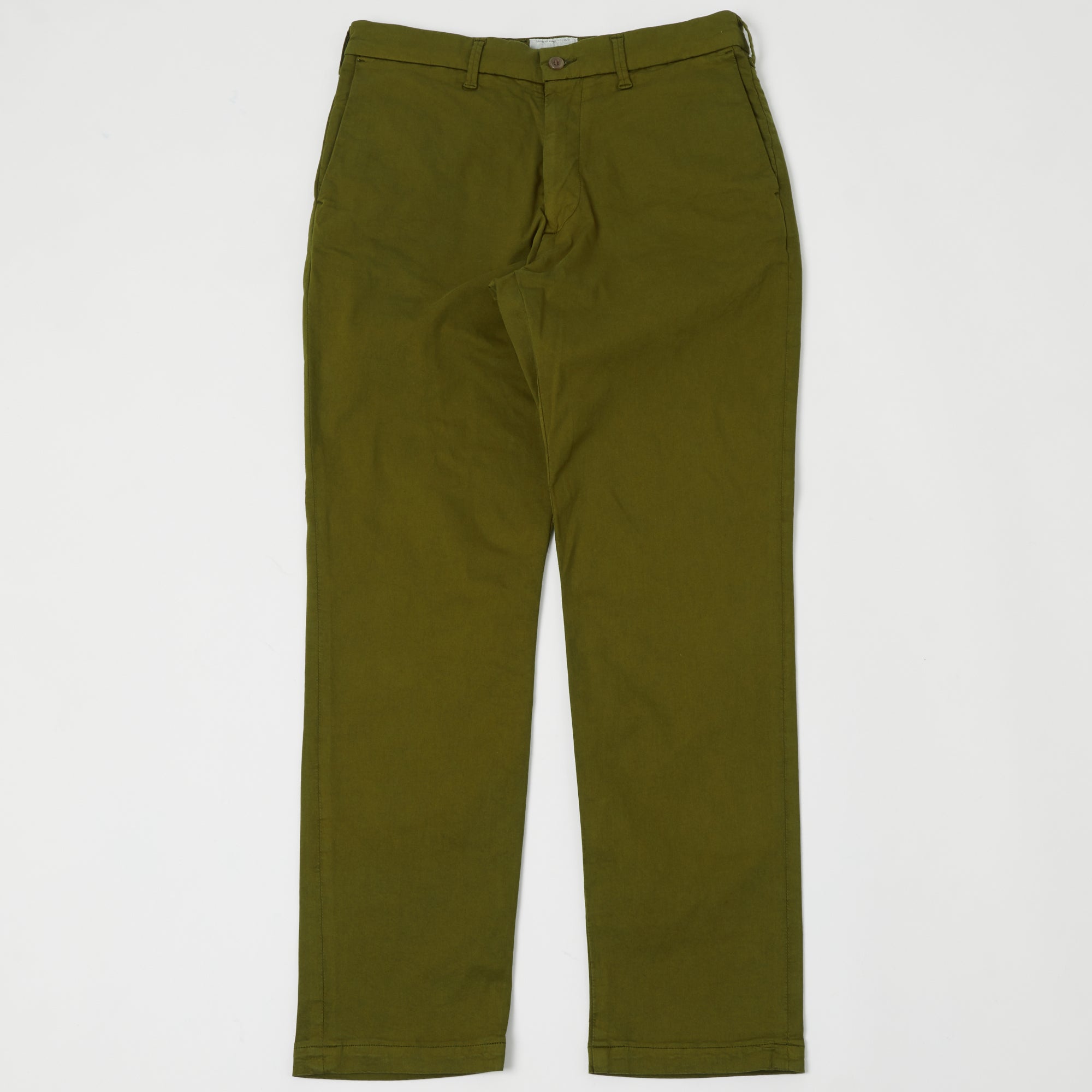 Spellbound Slim Tapered Stretch Chino - Army Green