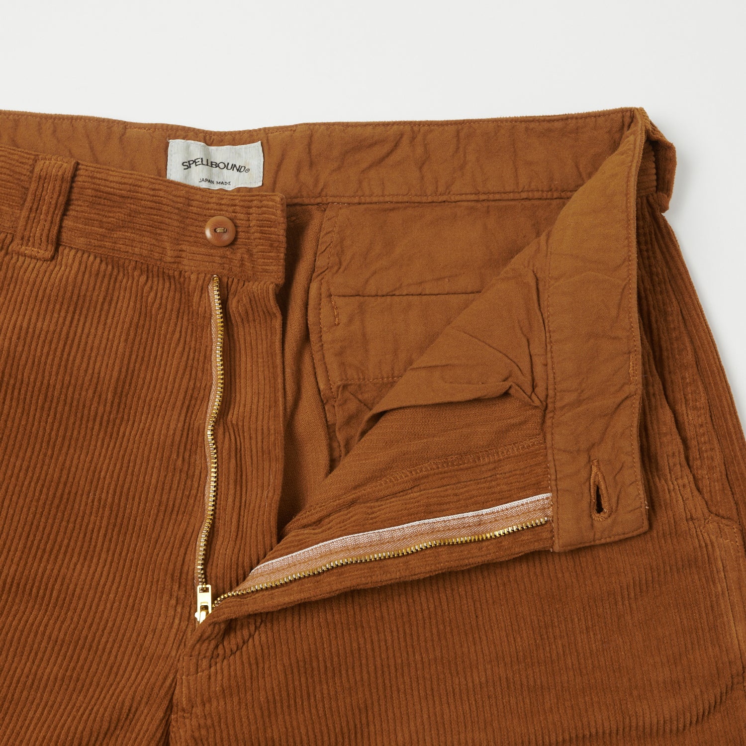 Spellbound Heavy Corduroy Wide Trouser - Brick