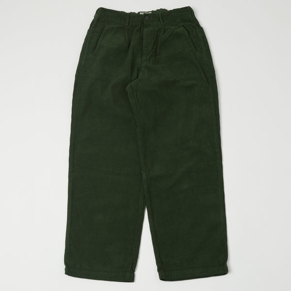Bottle Green Corduroy Trousers | Closet & Botts