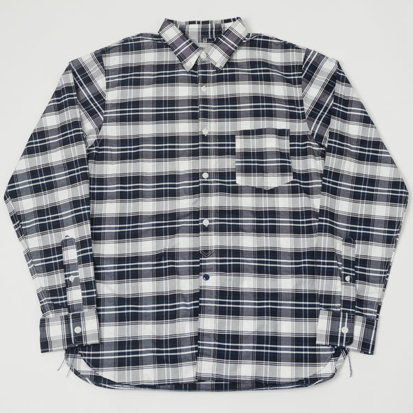 Spellbound 46-073X Checkered Oxford Shirt Navy