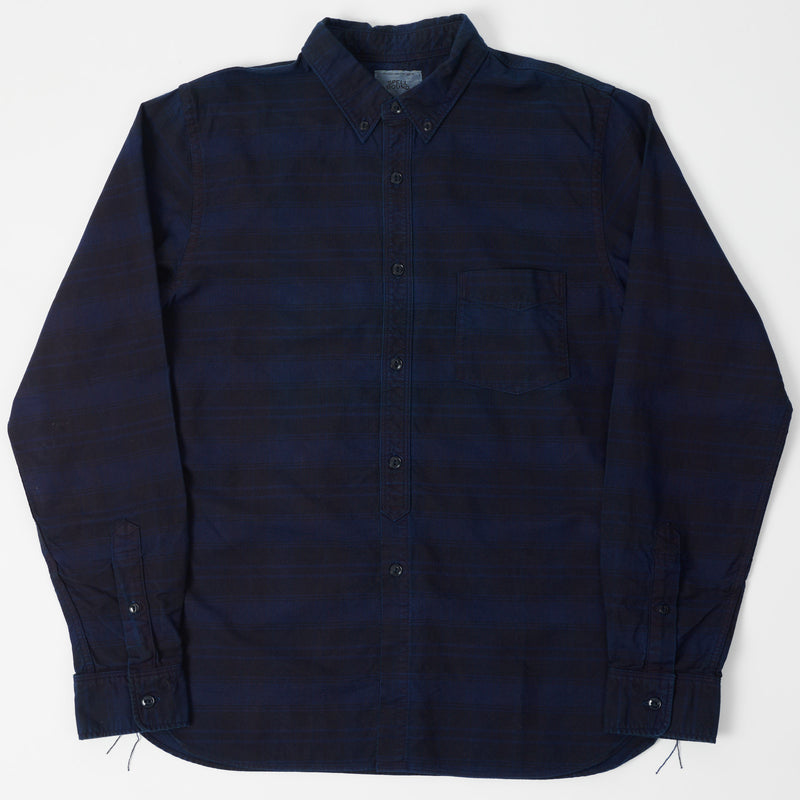 Spellbound 46-104X Stripe Oxford Shirt - Indigo