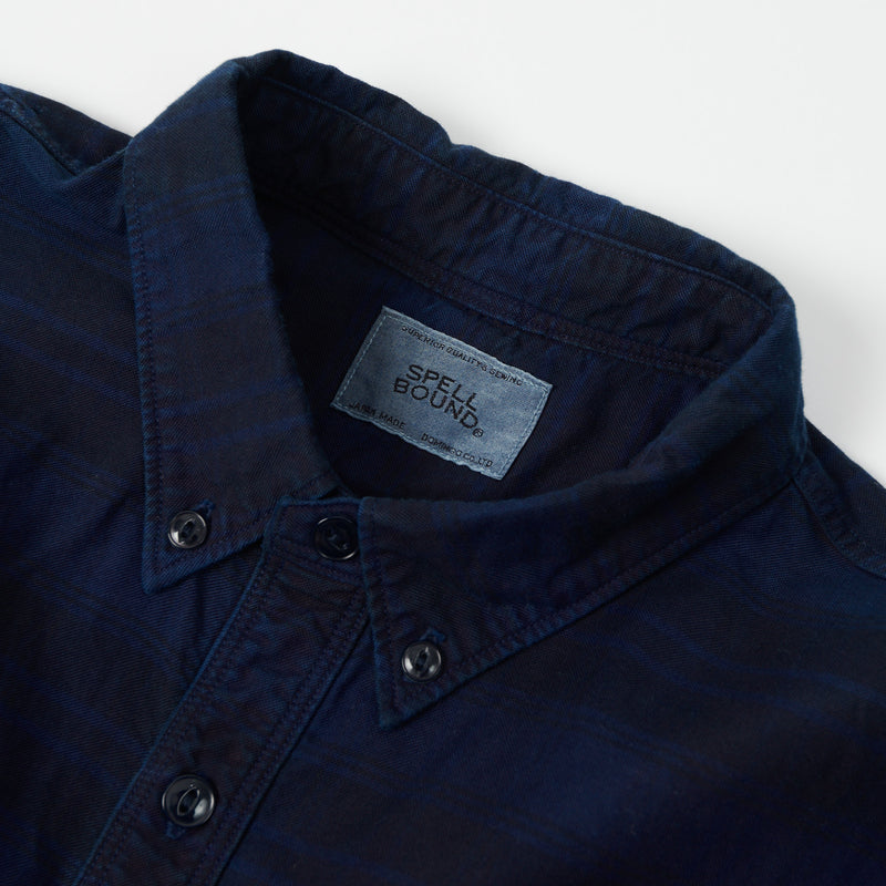 Spellbound 46-104X Stripe Oxford Shirt - Indigo