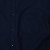 Spellbound 46-126W Wool Button Down Shirt - Navy