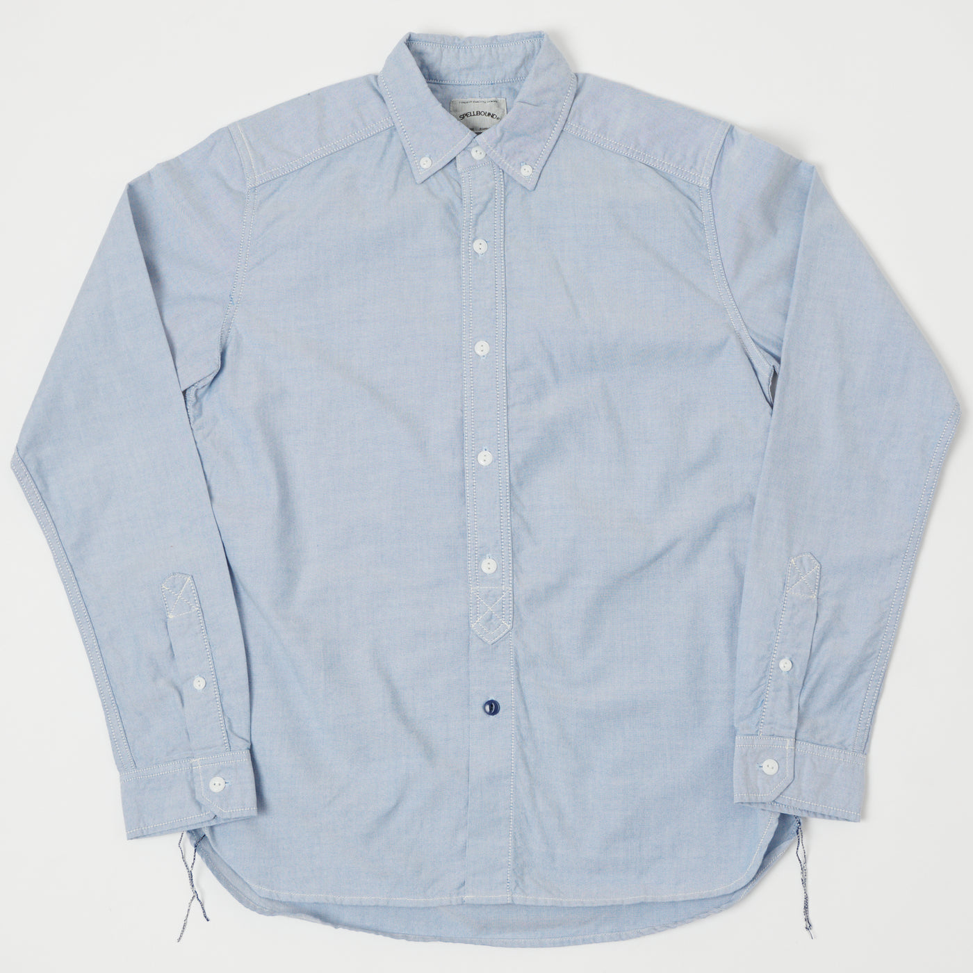 Spellbound Button Down Oxford Shirt - Blue