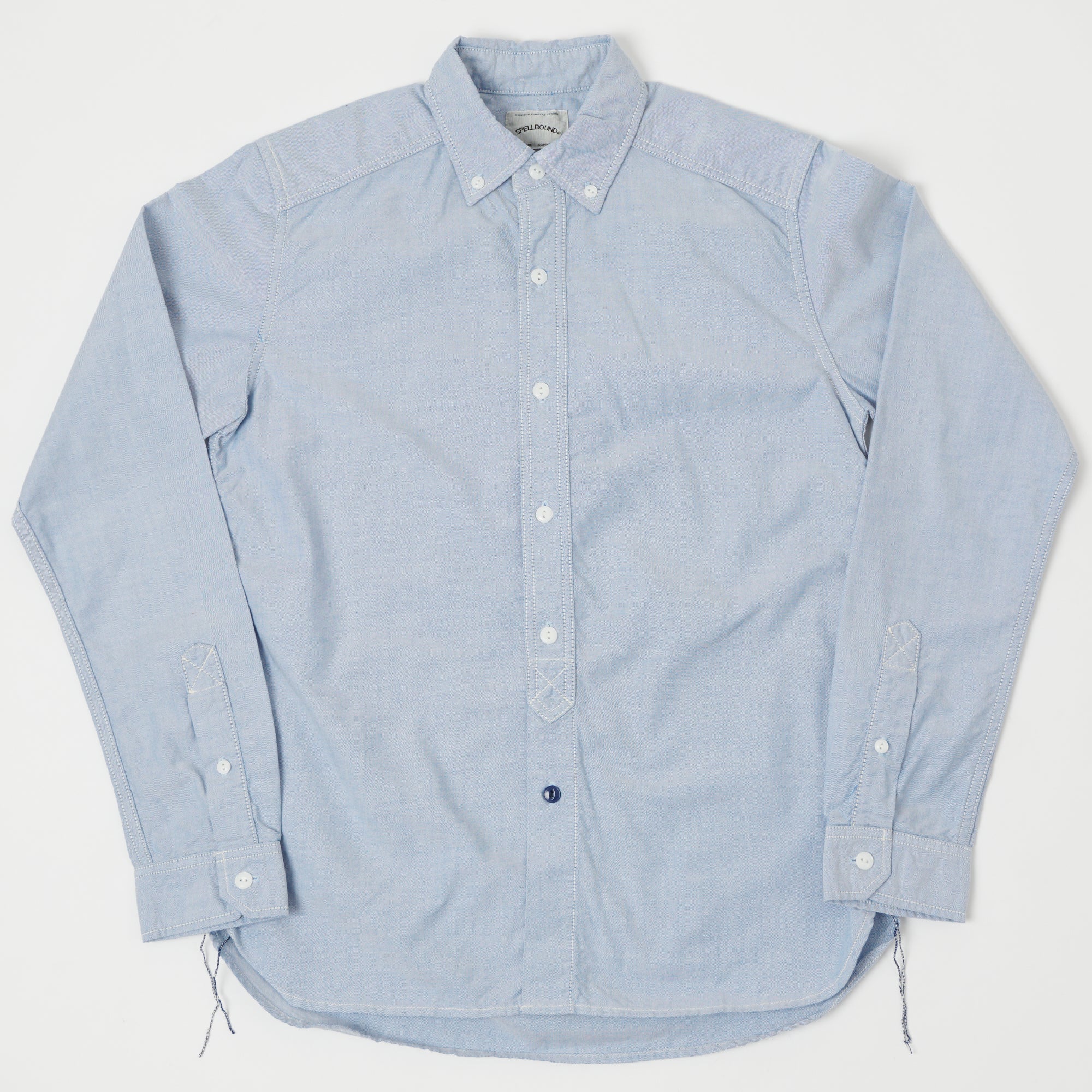 Spellbound Button Down Oxford Shirt - Blue