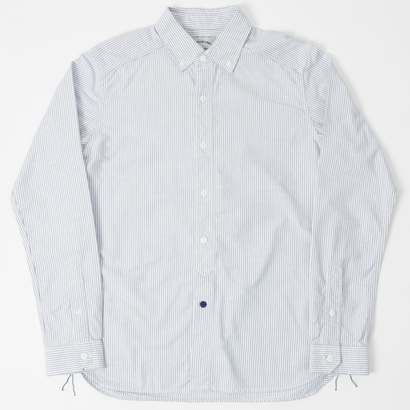 Spellbound Button Down Oxford Shirt - Blue Stripe