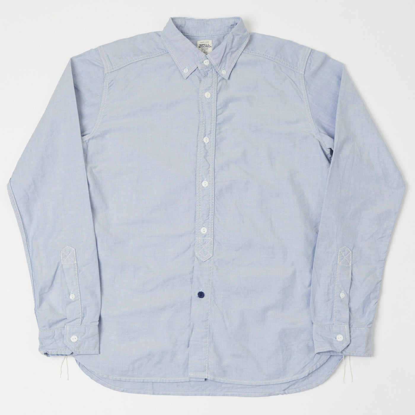 Spellbound Button Down Oxford Shirt - Blue