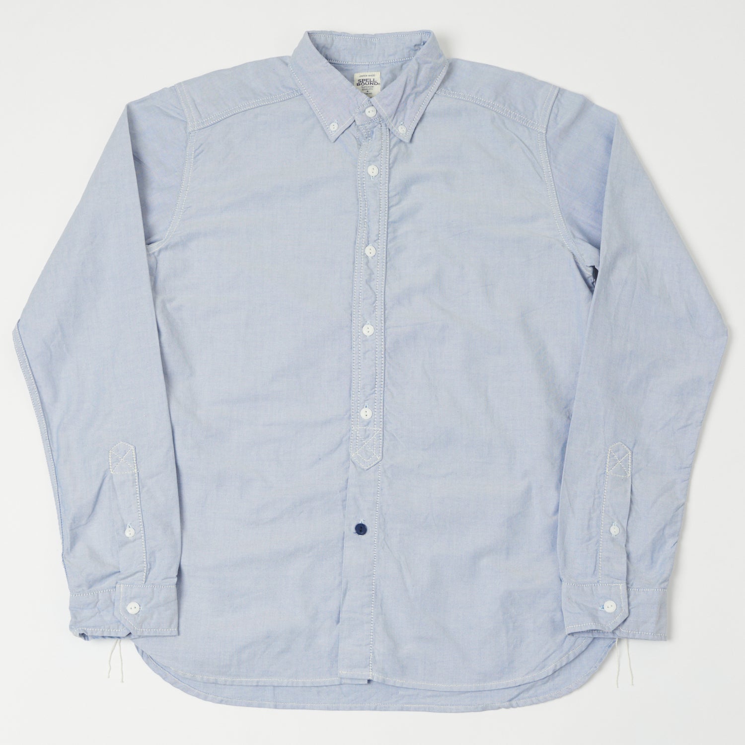 Spellbound Button Down Oxford Shirt - Blue