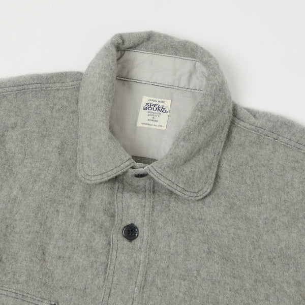Spellbound 48-446W Wool Work Shirt - Grey