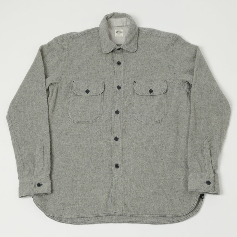 Spellbound 48-446W Wool Work Shirt - Grey