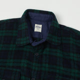 Spellbound 48-447W Wool Check Work Shirt - Forest