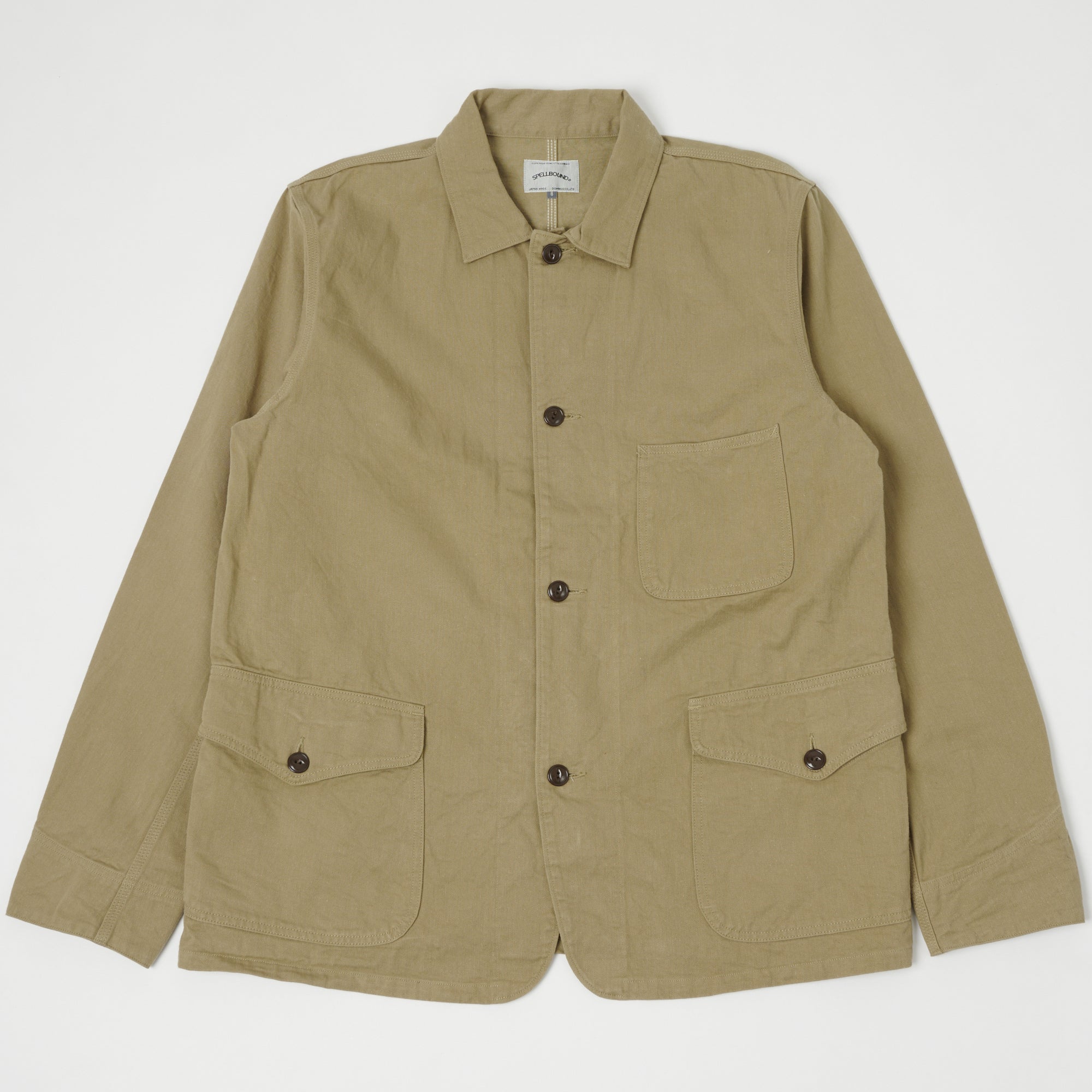 Spellbound Twill Work Jacket - Beige