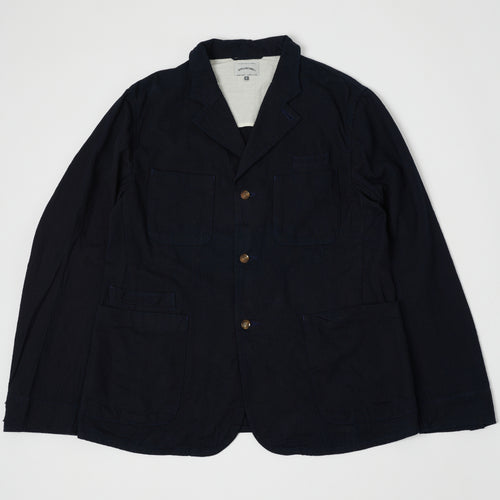 Spellbound Spiral Fabric Blazer - Indigo